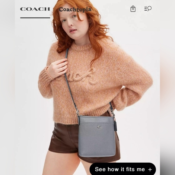 Coach grey blue kitt NWT - Picture 1 of 12